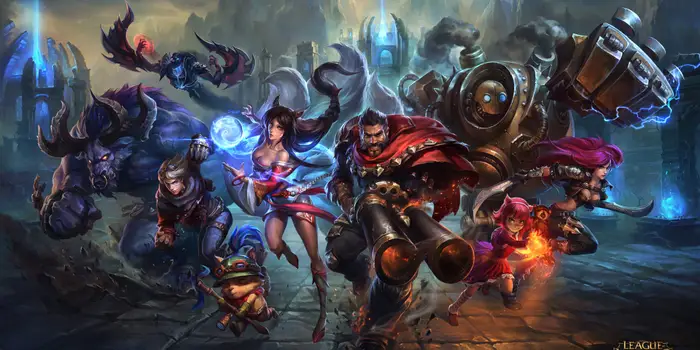 League of legends champions arhi, graves, blitzcrank, teemo, annie and others